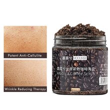 Coffee Scrub Sea Salt Exfoliating Whitening Massage Cream Anti Cellulite Body Scrub Treatment 258G