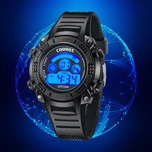 Colorful Dial Kids Watch Children Digital Sports Watch Alarm LED Electronic Waterproof Watch For Boys Girls Shockresistant Clock