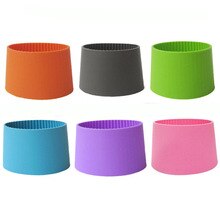 Colorful Silicone Heat Insulated Cup Sleeve Stripes Dense Stripes Design Non-slip wraps For Mugs Ceramic Cup Water Cup Mat