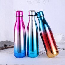 Colorful creative stainless steel Vacuum Flasks Sports leisure drinking cup kubki termiczne copo termico gourde inox garrafa