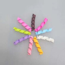 Colorful soft terracotta strips spring rolled light clay accessories for children/kids DIY handmade materials 9PCS/bag