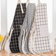 Cotton Linen Kitchen Baking Wear Set Kitchen Oven Mitt Insulation Pad Apron Set Heat Resistant Oven Mitt Barbecue Oven Gloves MN