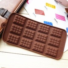 Creative Cake Tray Mold Ice Sugar Silicone Chocolate Maker Form Bar Block Tool Candy Bakeware Kitchen Tool Chocolate Block Shape