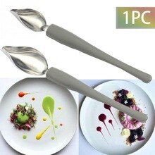 Creative Decorate Spoon Sushi Food Draw Tool Design Sauce Plate Dessert Bakeware Cake Gastronomy Spoon Coffee Kitchen Accessory