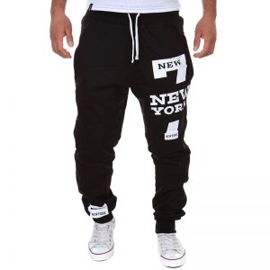 DIHOPE 2020 Men Sweatpants Brand Joggers Pant 2019 Male Loose Casual Cotton Hip Pop Letter Print Trousers Tracksuit Bottoms Pant