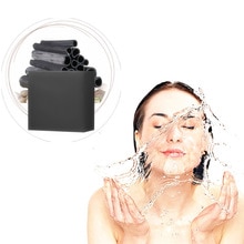 DISAAR Black Head Remover Handmade Soap Pore Strips Black Soap Bamboo Charcoal Acne Treatment Pores Deep Cleansing Oil Control