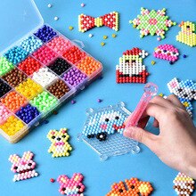 DIY Beads Crafts Set Educational Toys For Kids Colorful Creativity Magic Water Bead Accessories Christmas Gifts Toy For Children