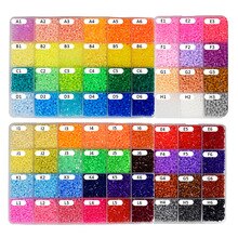DOLLRYGA 2.6mm 1500pcs/lot Hama Beads in Puzzle Perler jouet enfant For Kids Craft Fuse Beads  Pegboards Patterns DIY Toy Puzzle