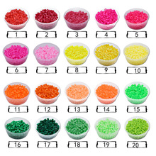 DOLLRYGA 5mm hama beads 50Color Beads Boxed for Kids Beads DIY Puzzles High Quality Perler Handmade Toys for children Kids Gifts