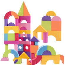 DOLLRYGA EVA Big Building Block 50pcs Knutselen Kinderen Toys for Children Kids Craft Jouet Enfant Lote DIY Colorful Foam Block