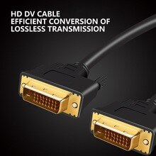DVI to VGA Cable DVI 24+1 VGA Adapter DVI Male to VGA Male HD 1080P Video Converter for PC Laptop TV Projector Monitor