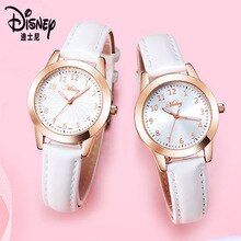 Disney Mitch Mouse Quartz Wristwatch Korean Style Simple Fashion Waterproof Girl Finger Type Children's Watch for Kids Children