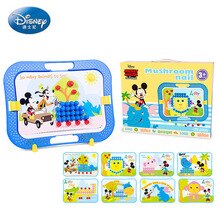 Disney lote loom bands Mushroom nail disassembly puzzle personal interaction Mickey Sophia brain toy set combination toy