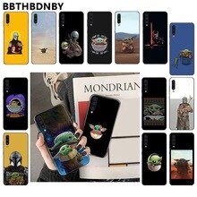 Drop-proof shell Baby Yoda Coque Shell Phone Case for Samsung Note 3 4 5 7 8 9 10 pro A7 2018 A10 A40 A50 A70 J7 2018