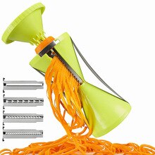 Dropshipping Kitchen Tools 4 blade Vegetable Spiral Slicer Grater Vegetable Spiralizer Carrot Zucchini Courgette Spaghetti