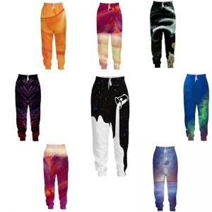 EAnvog 3D Print Unisex S-5XL Optical Illusion Pullover Sweatpants Full Length Leisure Trousers Drawstring Casual Sports Pants