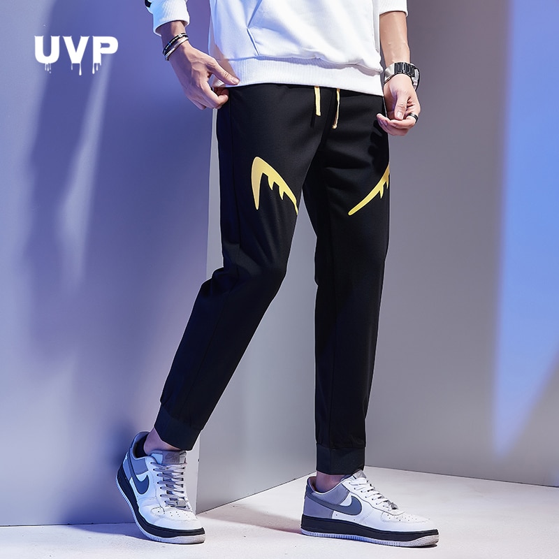 Elastic Waist Sports Pants Male Sweatpants Joggers For Men Tracksuit Trousers Track Pants Men's Fashion Casual Gym Clothing