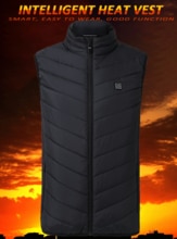 Electric Heated Vest Men Women Heating Waistcoat Thermal Warm Clothing Usb Heated Outdoor Vest Winter Heated Jacket