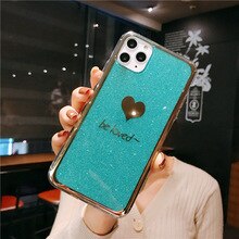 Electroplated Ultra-thin phone case For huawei P30 P20 Pro TPU love glitter phone back cover Mate 30 20 Pro Nova 5 i Pro cases