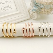 Embed Life Western Restaurant  Circle Shape Metal Napkin Ring 2pcs/bag Good Grade Hotel Wedding Dinner Table Mat Napkin Buckle