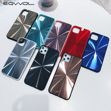 Eqvvol Gradient Bling Shining Case For iPhone 11 Pro MAX X XS XR 7 8 6 6s Plus CD Pattern Cover Rainbow Candy Color Case Coque