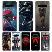 Erilles Cool Spider-Man Phone Shell For Samsung Galaxy S10Lite Note 10 9 8 S9 S8 J4 J6 J8 + Plus S7 S6 Silicone Phone Cover Case