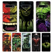 Erilles Cool The Hulk Phone Shell For Samsung Galaxy S10 Lite Note 10 9 8 S9 S8 J4 J6 J8 + Plus S7 S6 Silicone Phone Cover Case