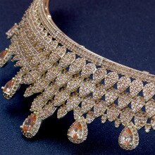 European bride crown Wedding dress headdress accessories Wedding engagement jewelry