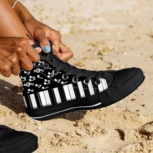FORUDESIGNS Classic High Top Women Sneakers Canvas Vulcanized Keyboard Piano with Music Note Pattern Ladies Shoes Flats Zapatos
