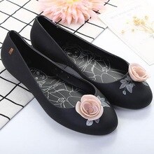 Fashion Lady Jelly Shoes Non-slip Flat Sandals Round Toe Woman Summer Beach Shoes Sandale Femme Melissa Sandalias Mujer