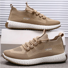Fashion Leisure Snearkers Men 2020 New Ladies Lace Up Running Sports Shoes Woman Fashion Mesh Flat Shoes Male Casual Flats Women