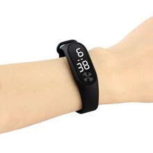 Fashion Superior Children White Led Digital Sport Watches Silicone Children Wristwatch Student Bracelet Watch Relogio