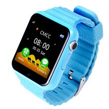 Fashion V7 Children GPS Camera Emergency Security Anti Lost Waterproof Multi-function Step Sport Tracker Phone Watch