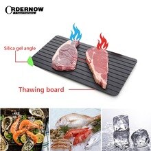 Fast Defrosting Tray Thaw Frozen Food Meat Fruit Quick Defrosting Plate Board Defrost Kitchen Gadget Tool