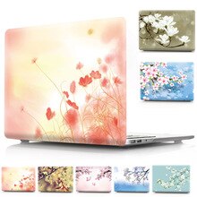 Flower Pattern Hard Case Protective Cover Shell for Apple Mac MacBook Air 11 13 Pro 12 13 15 Fashion Bag Sleeve 11.6 13.3 15.4