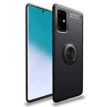 For Samsung Galaxy A51 Case A50 Finger Ring Holder Soft Silicone Back Cover Case on For Samsung Galaxy A71 A70 Phone Cases