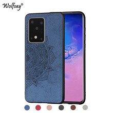 For Samsung Galaxy S20 Ultra Case Silicon Cloth Texture Hard Phone Case For Samsung Galaxy S20 Ultra Cover For Samsung S20 Ultra
