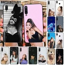 For xiaomi mi 9 Ariana Grande TPU black Phone Case Cover Shell for Xiaomi 8 9 se Redmi 6 6pro 6A 4X 7 note 5 7