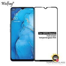 Full Glue Cover Glass For OPPO Reno3 Tempered Glass Screen Protector For OPPO Reno3 Full Cover Glass Phone Film For OPPO Reno3