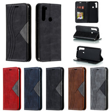 Geometric figure Leather Case for Xiaomi Redmi Note 7 8 K20 Pro Curve Mixed Color Business Cover For Xiaomi 9T Pro Note 10 CC9E