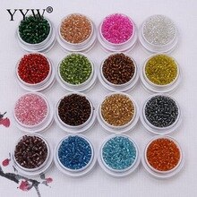 Glass Seed Beads Charms Orginal Beads For Diy Jewelry Making Seedbead Silver-Lined For Bracelets Wholesale 2/3/4mm 450pcs/Bag