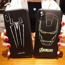 HALOCASE Marvel Batman Phone Case for iPhone X 8 8 Plus 7 Plus 6 6S Plus 3D Soft Embossing TPU Silicone Superman  Back Cover