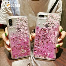 HALOCASE Quicksand shell phone case for iPhone X XS XR XS MAX Fashion Shiny  cute  for iPhone 6 6S 7 8 plus funda