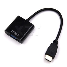 HDMI Male to VGA RGB Female Audio Converter HDMI to VGA Video Converter Adapter HDMI Digital Cable 1080P HDTV Monitor for PC