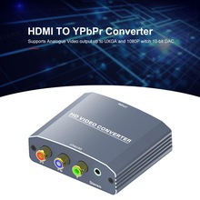 HDMI TO YPbPr Video+Audio Converter Support 480i/576i/480p/576p/720p/1080i/1080P Resolution for HDTV STB DVD