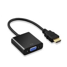HDMI to VGA Adapter 1080P Male To Famale Converter Adapter 1080P Digital to Analog Video Audio For PC Laptop Tablet