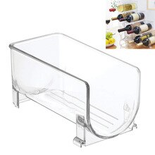 HOt Sale Plastic Wine Racks Kitchen Storage Cabinet Organizer Holder Countertops Wine Rack Vertical Stratification Storage Tools