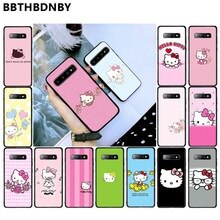 Hello kitty For Galaxy S9 plus capas para Shell Phone Cover Hoesje for Samsung S9 plus S6 edge plus S7 edge S8 plus S10 plus