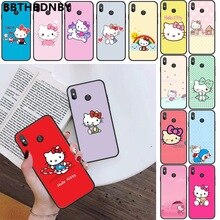 Hello kitty For Redmi 4X Pochette Novelty Fundas Phone Protective Cases for Xiaomi 8 9 se Redmi 6 6pro 6A 4X 7 note 5 7