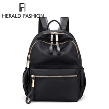Herald Fashion Women Backpacks High Quality School Bags for Teenagers Female Nylon Travel Bags Girls Bowknot Backpack Mochilas